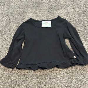 Lolly Wolly Doodle Black Long Sleeve Shirt